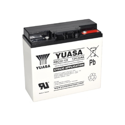 Batteri Yuasa REC22-12 AGM 12V 22Ah 330A i gruppen BATTERIER / ÖVRIGA BATTERIER / INDUSTRIBATTERIER hos TH Pettersson AB (105-REC22-12)