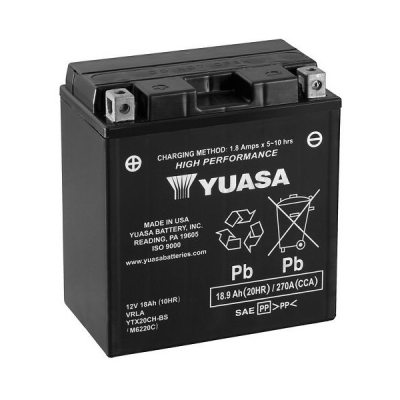 MC-batteri YUASA YTX20CH-BS 18Ah i gruppen BATTERIER / BIL & MC / MC BATTERIER hos TH Pettersson AB (105-YTX20CH-BS)