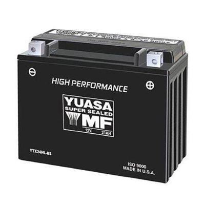 MC-batteri YUASA YTX24HL-BS 21Ah i gruppen BATTERIER / BIL & MC / MC BATTERIER hos TH Pettersson AB (105-YTX24HL-BS)