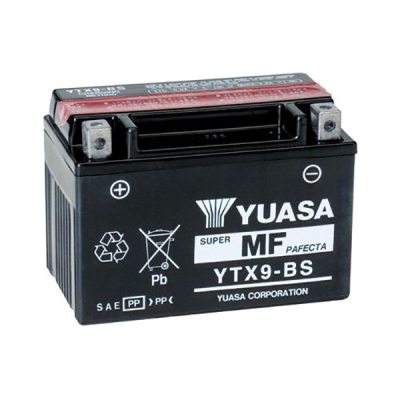 MC-batteri YUASA YTX9-BS 8Ah i gruppen BATTERIER / BIL & MC / MC BATTERIER hos TH Pettersson AB (105-YTX9-BS)