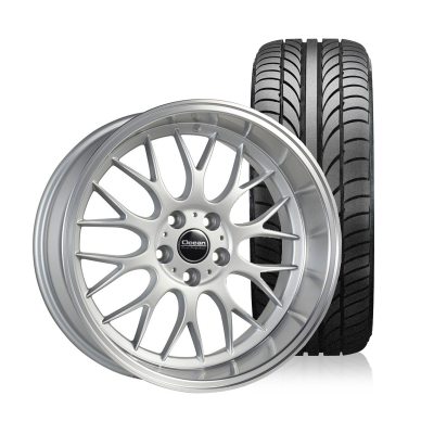 Ocean Super DTM Silver 8,5x18 5x108 ET6 NAV 65,1 - 215/40R18 Budgetdäc