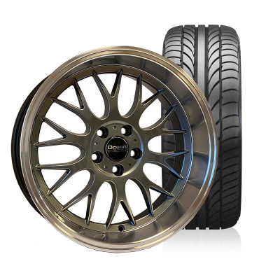 Ocean Super DTM Antracit 8,5x18 5x108 ET6 NAV 65,1 - 225/35R18 Budgetd