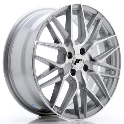 Japan Racing JR28 17x7 ET40 4x100 Silver Machined i gruppen FLGAR / TILLVERKARE / VARUMRKEN / JAPAN RACING hos TH Pettersson AB (225-JR2817704H4067SM)