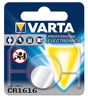 Varta - 'CR1616' 3V - 6616.101.401