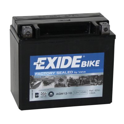 MC-batteri EXIDE MC AGM12-10 10Ah 150A(EN) i gruppen BATTERIER / BIL & MC / MC BATTERIER hos TH Pettersson AB (32-AGM12-10)