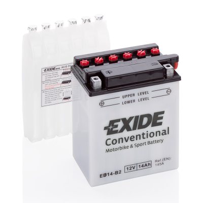 MC-batteri EXIDE MC EB14-B2 14Ah 145A(EN) i gruppen BATTERIER / BIL & MC / MC BATTERIER hos TH Pettersson AB (32-EB14-B2)