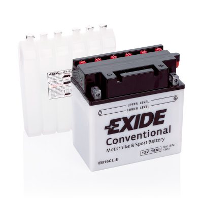 MC-batteri EXIDE MC EB16CL-B 19Ah 190A(EN) i gruppen BATTERIER / BIL & MC / MC BATTERIER hos TH Pettersson AB (32-EB16CL-B)
