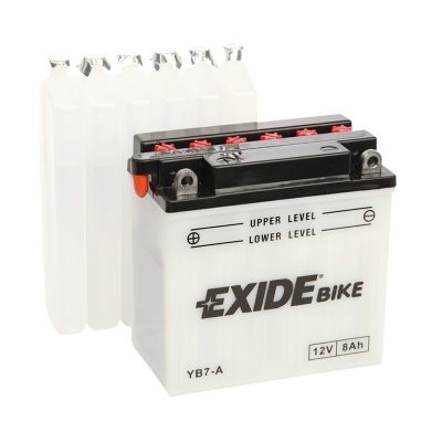 MC-batteri EXIDE MC EB7-A 8Ah 85A(EN) i gruppen BATTERIER / BIL & MC / MC BATTERIER hos TH Pettersson AB (32-EB7-A)