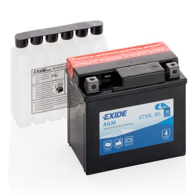 MC-batteri EXIDE MC ETX5L-BS 4Ah 70A(EN) i gruppen BATTERIER / BIL & MC / MC BATTERIER hos TH Pettersson AB (32-ETX5L-BS)