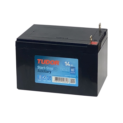 Backup-Batteri TK143 TUDOR EXIDE START-STOP AUXILIA 14Ah 80A(EN) i gruppen BATTERIER / BIL & MC / STARTBATTERIER hos TH Pettersson AB (32-TK143)