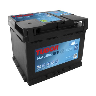 Startbatteri TL600 TUDOR EXIDE START-STOP EFB 60Ah 640A(EN) i gruppen BATTERIER / MARIN & FRITID / FÖRBRUKNINGSBATTERIER hos TH Pettersson AB (32-TL600)