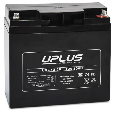 Batteri UPLUS USL12-20 AGM 12V 20Ah i gruppen BATTERIER / MARIN & FRITID / FRBRUKNINGSBATTERIER hos TH Pettersson AB (80-USL12-20)