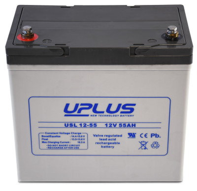 Batteri UPLUS USL12-55H AGM 12V 55Ah i gruppen BATTERIER / MARIN & FRITID / FRBRUKNINGSBATTERIER hos TH Pettersson AB (80-USL12-55)