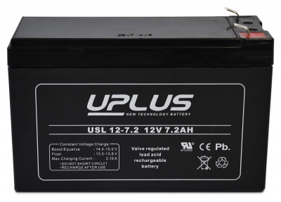 Batteri UPLUS USL12-7,2 AGM 12V 7,2Ah i gruppen BATTERIER / MARIN & FRITID / FRBRUKNINGSBATTERIER hos TH Pettersson AB (80-USL12-7)