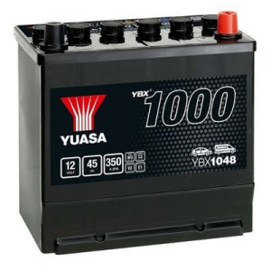 Startbatteri Yuasa YBX1048 12V 45Ah 350A(EN)