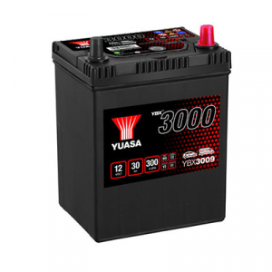 Startbatteri Yuasa YBX3009 12V 30Ah 300A(EN)