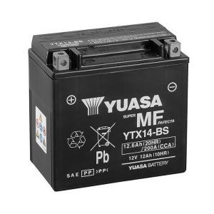MC-batteri YUASA YTX14-BS 12Ah
