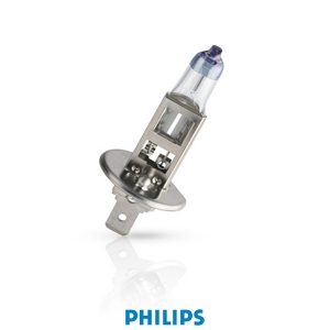 Philips Halogenglödlampa H1 X-tremeVision+ 12V 55W, 2-pack