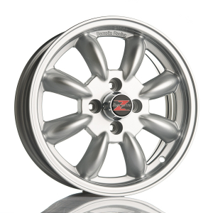 Specialorder - 12st Barzetta Classic Rally Silver 5,5x15 5x108 ET18 NAV 65,1. Inklusive frakt och navkåpor.