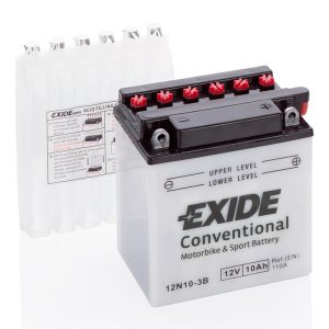 MC-batteri EXIDE MC 12N10-3B 10Ah 110A(EN)