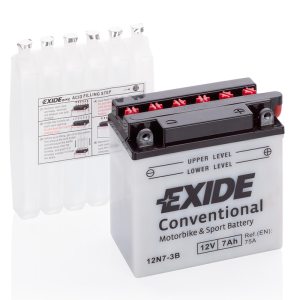 MC-batteri 4560 EXIDE MC 12N7-3B 7Ah 75A(EN)