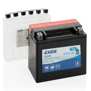 MC-batteri 4597 EXIDE MC ETX14-BS 12Ah 200A(EN)