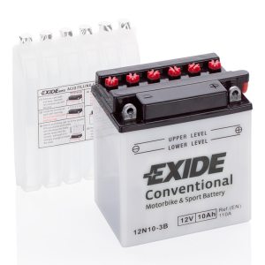 MC-batteri 4942 EXIDE MC 12N10-3B 10Ah 110A(EN)