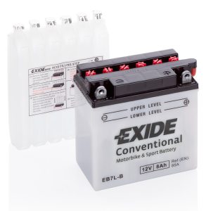 MC-batteri EXIDE MC EB7L-B 8Ah 85A(EN)