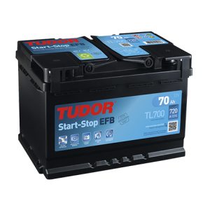 Startbatteri TL700 TUDOR EXIDE START-STOP EFB 70Ah 720A(EN)