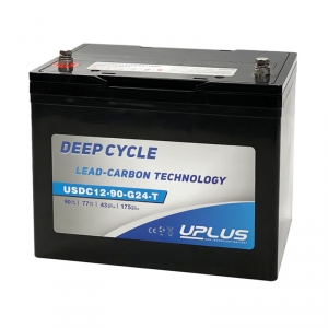 Batteri UPLUS USDC12-90-G24-T AGM 12V 90Ah