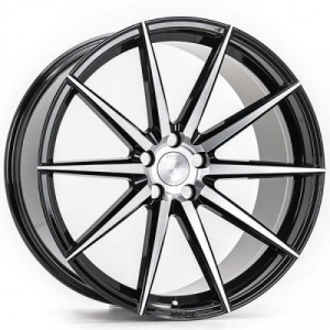 Flgpaket 4st Imaz Wheels FF499 Black Polished 10x20 5x114,3 ET42 NAV 74,1 AVM