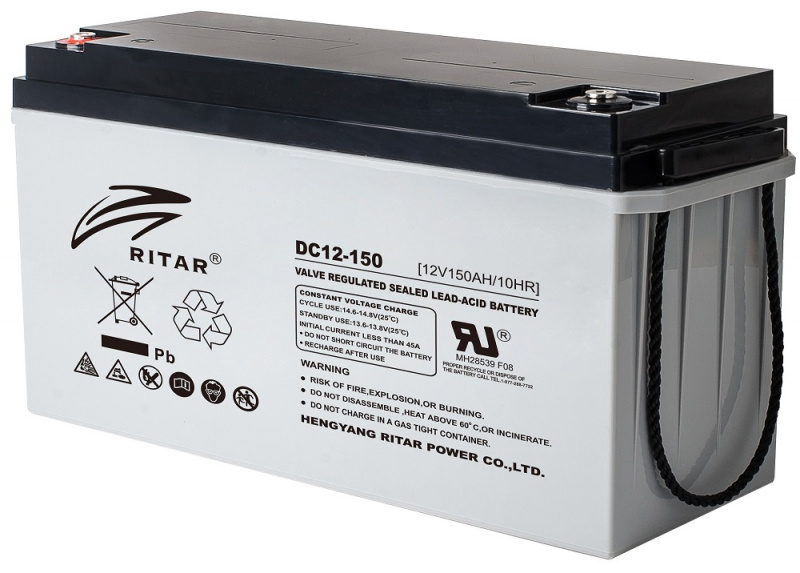 Ritar F�rbrukningsbatteri AGM 12V 150Ah Deep cycle