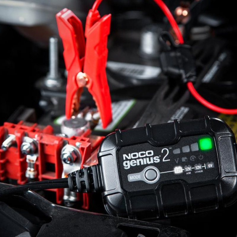 Batteriladdare Noco Genius 2, 6/12V 2A