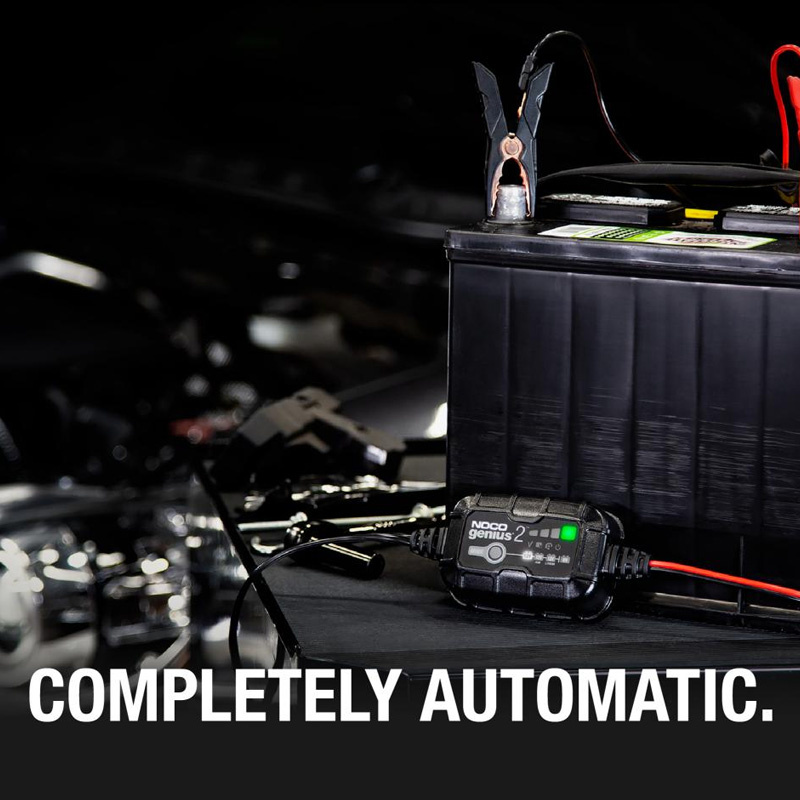 Batteriladdare Noco Genius 2, 6/12V 2A