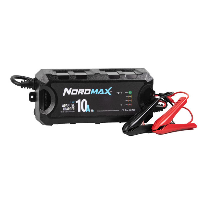 Adaptiv Batteriladdare NORDMAX NM1210AC, 12V 10A