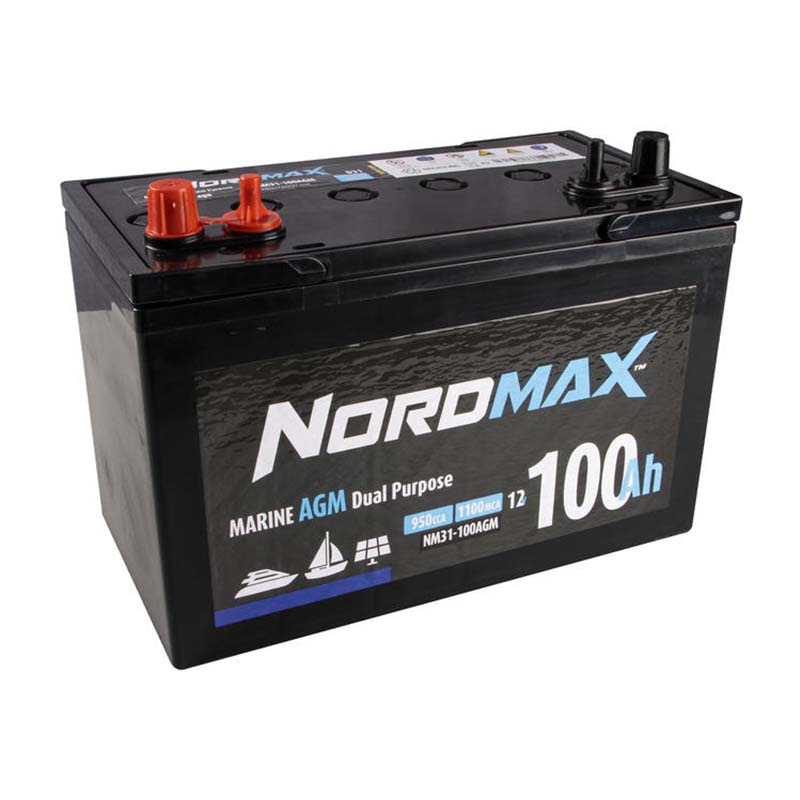 Nordmax Marin Dual AGM 12V 100Ah 950A(EN)