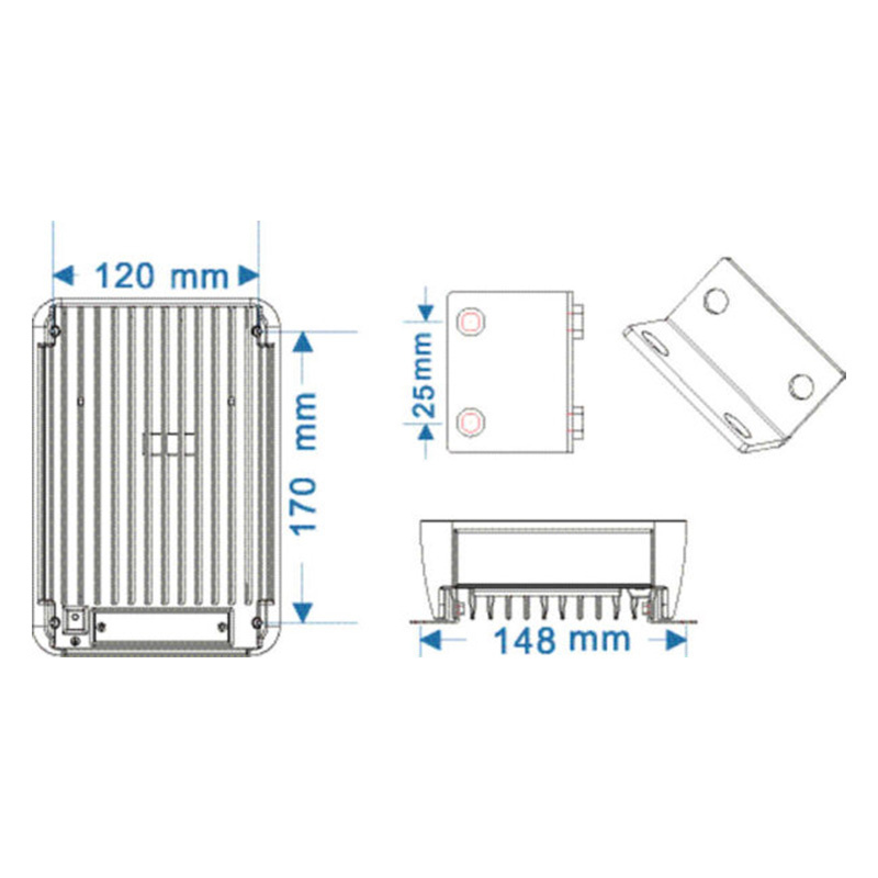 Solcellsregulator Nordmax MPPT 20A