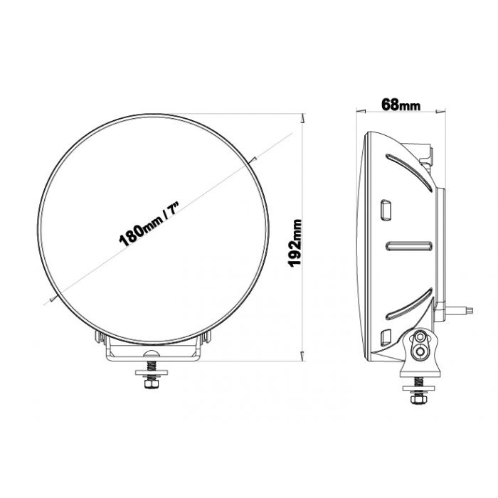 Sarox7+ Gen2 LED Extraljus 60W