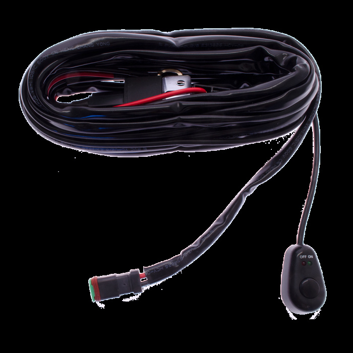 DT-rel� med knapp 12V (1 x DT-kontakter)