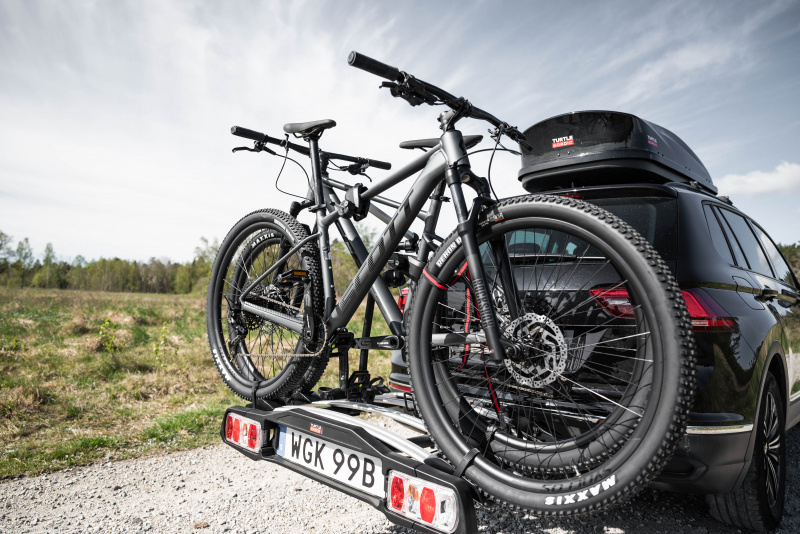 Cykelh�llare f�r dragkrok, Turtlef�r 4 cyklar