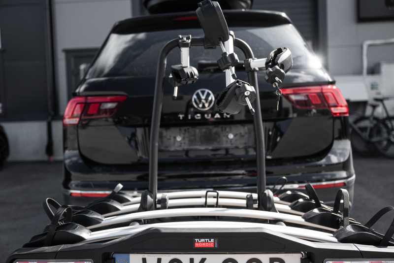 Cykelh�llare f�r dragkrok, Turtlef�r 4 cyklar