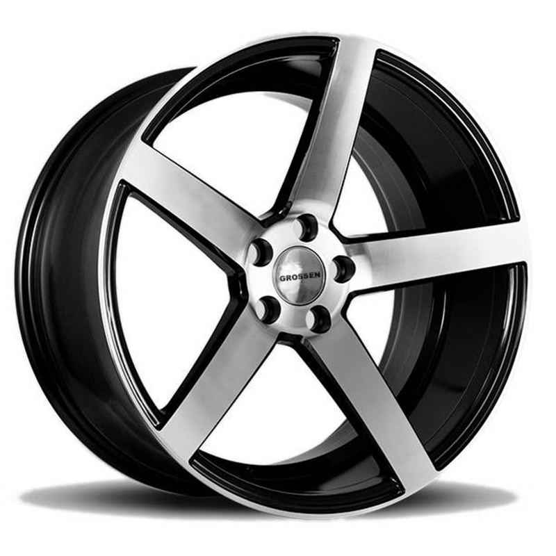 Grossen 1 Black Polish 8x18 5x108 ET42 NAV 73,1