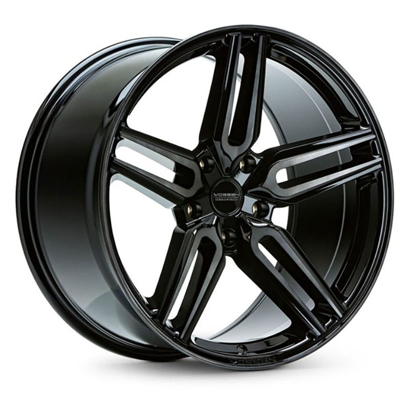Vossen HF1 Tinted Gloss Black Flat 9x21 5/112 ET32 CB66.6