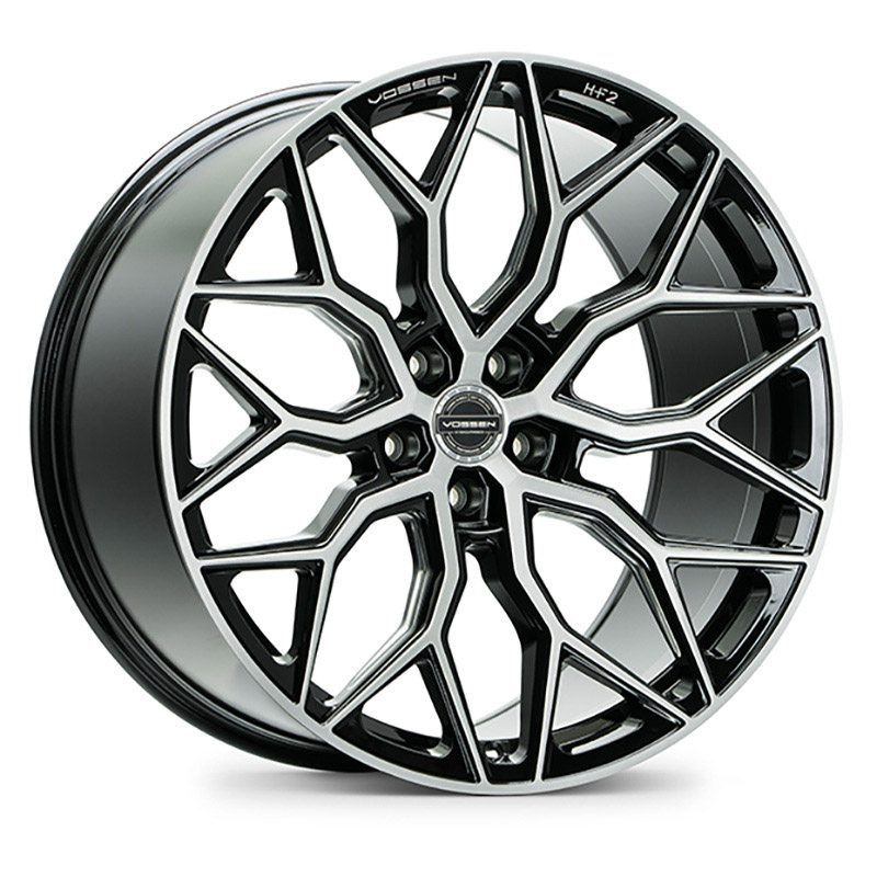 Vossen HF2 Brush Gloss Black Flat 9x20 5/114.3 ET32 CB73.1