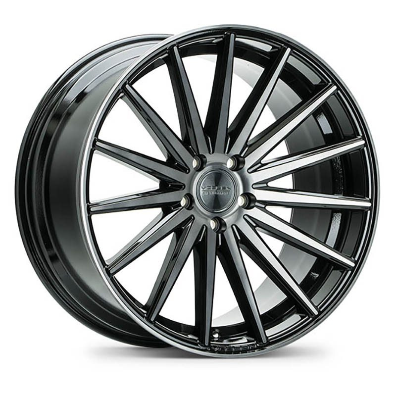 Vossen VFS2 Tinted Gloss Black Flat 9x22 5/112 ET32 CB66.6