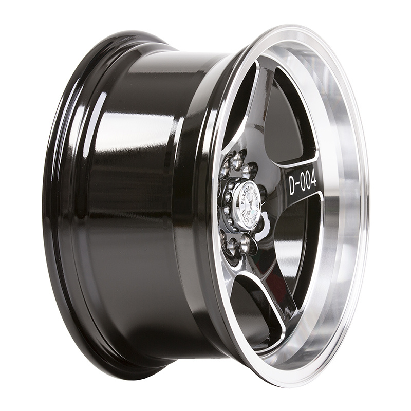 59� North Wheels D-004  8,5x17 5x100/5x108 ET10 CB 73,1 Gloss Black Champer/Polished Lip