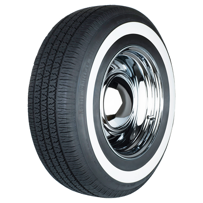 155/80R15 Vit Sida Kontio WhitePaw Classic Whitewall 1 1/4