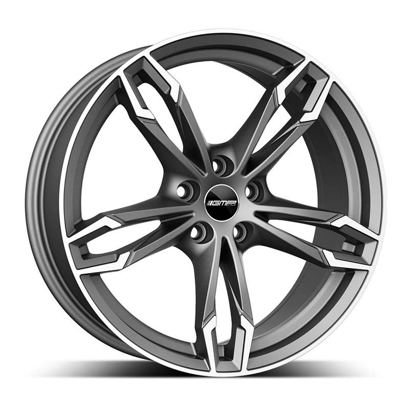GMP Dea 9x18 ET44 5x120 NAV 72,6 Matt Anthracite Diamond