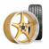 Ocean MK18 Guld 8,5x18 5x108 ET6 NAV 65,1 - 215/35R18 Budgetdäck Ocean MK18 Guld 8,5x18 5x108 ET6 NAV 65,1 - 215/35R18 Budgetdäck