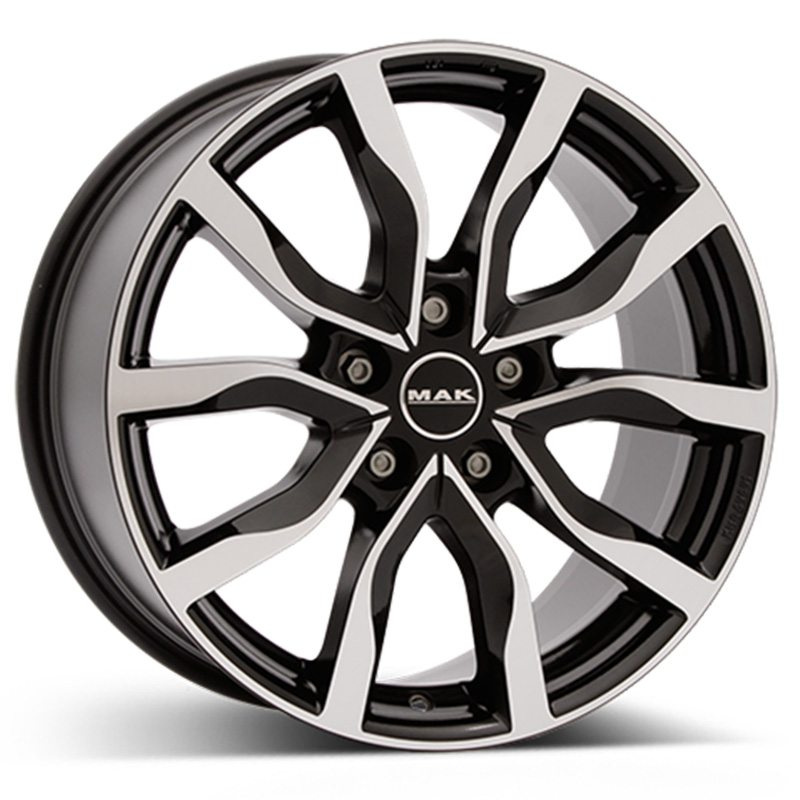 MAK Highlands Black Polished 9x21 5x120 ET43,5 NAV 72,6